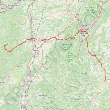 Itinéraire Route Napoléon J3 : Gap à Saint Agrève, distance, dénivelé, altitude, carte, profil, trace GPS