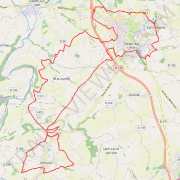 Itinéraire 1 - 35 kms-VTT-2026, distance, dénivelé, altitude, carte, profil, trace GPS