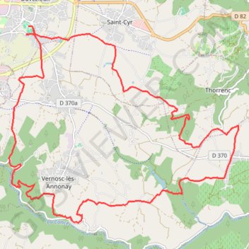 Itinéraire Lac Vert, distance, dénivelé, altitude, carte, profil, trace GPS