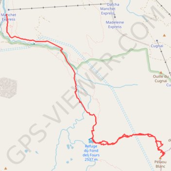 Itinéraire Pealou blanc, distance, dénivelé, altitude, carte, profil, trace GPS