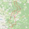 Itinéraire Astor Monpazier Biron 54km, distance, dénivelé, altitude, carte, profil, trace GPS
