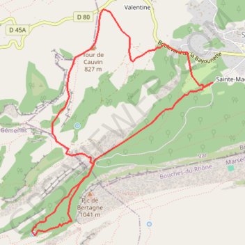 Itinéraire Vallon du Cros - Glacière de Bertagne, distance, dénivelé, altitude, carte, profil, trace GPS
