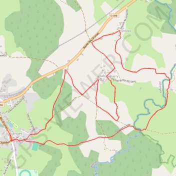 Itinéraire Pays de Craponne - Jullianges, distance, dénivelé, altitude, carte, profil, trace GPS