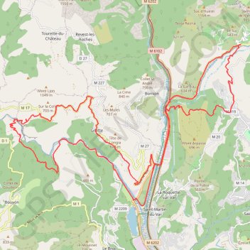 Itinéraire Pont de la Cerise, distance, dénivelé, altitude, carte, profil, trace GPS