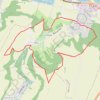 Itinéraire Les chemins des hauts champs, distance, dénivelé, altitude, carte, profil, trace GPS