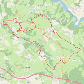 Itinéraire Le Val d'Isable sauvage et ses petits ponts - Amions, distance, dénivelé, altitude, carte, profil, trace GPS