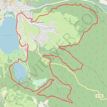 Itinéraire Ecotrail de Clairvaux-les-lacs, distance, dénivelé, altitude, carte, profil, trace GPS