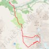 Itinéraire Tête des Fétoules par l'arête ouest, distance, dénivelé, altitude, carte, profil, trace GPS