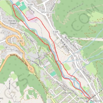 Itinéraire Les Dérêches, distance, dénivelé, altitude, carte, profil, trace GPS