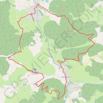 Itinéraire Stage Aspet Rando, distance, dénivelé, altitude, carte, profil, trace GPS