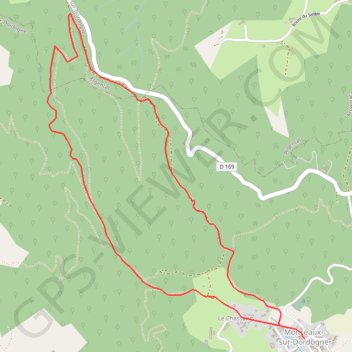 Itinéraire Les amphores - Monceaux-sur-Dordogne, distance, dénivelé, altitude, carte, profil, trace GPS