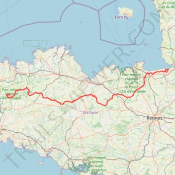 Itinéraire 1 - Solar'Raid, distance, dénivelé, altitude, carte, profil, trace GPS
