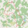 Itinéraire Espace VTT-FFC des Monts de Blond - Circuit N° 15 : Le Rocher aux Fées - 39561 - UtagawaVTT.com, distance, dénivelé, altitude, carte, profil, trace GPS