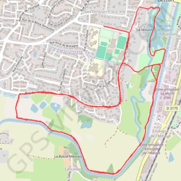 Itinéraire Tout Betton court, distance, dénivelé, altitude, carte, profil, trace GPS