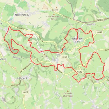 Itinéraire Aubel Trail, distance, dénivelé, altitude, carte, profil, trace GPS