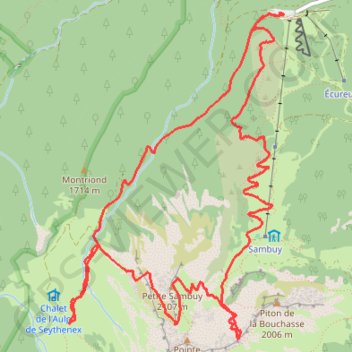 Itinéraire Petite sambuy, distance, dénivelé, altitude, carte, profil, trace GPS