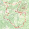 Itinéraire Vers les fermes d'Athoses - Saône, distance, dénivelé, altitude, carte, profil, trace GPS