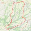 Itinéraire Le Ségala, le Pays des 100 vallées - Rieupeyroux, distance, dénivelé, altitude, carte, profil, trace GPS