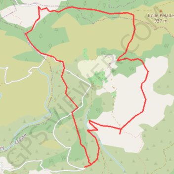 Itinéraire Circuit la malle au depart parc aventure 06, distance, dénivelé, altitude, carte, profil, trace GPS