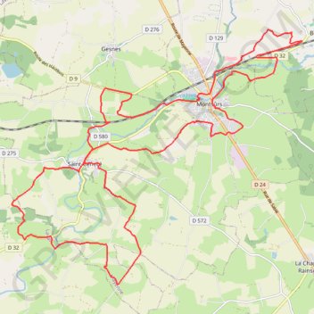 Itinéraire Rando de la Jouanne, distance, dénivelé, altitude, carte, profil, trace GPS
