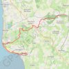 Itinéraire Le chemin aux Anglais - La haye-Pesnel à Saint Jean le Thomas, distance, dénivelé, altitude, carte, profil, trace GPS