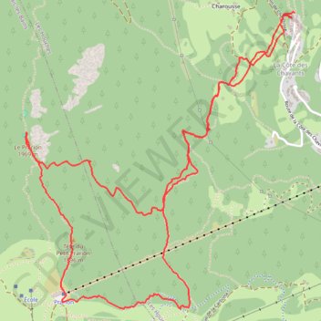 Itinéraire Prarion, distance, dénivelé, altitude, carte, profil, trace GPS