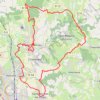 Itinéraire Par Monts et par Veauche - Saint-Galmier, distance, dénivelé, altitude, carte, profil, trace GPS