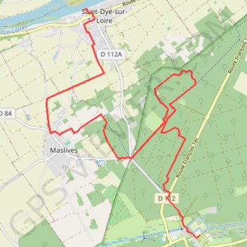 Itinéraire Chambord - Saint-Dyé-sur-Loire, distance, dénivelé, altitude, carte, profil, trace GPS