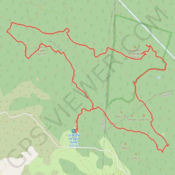 Itinéraire Plateau du Siou Blanc, les portes de Valbelle par colle de fède, distance, dénivelé, altitude, carte, profil, trace GPS