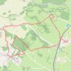Itinéraire Chemin des plaines - Anglars-Nozac, distance, dénivelé, altitude, carte, profil, trace GPS