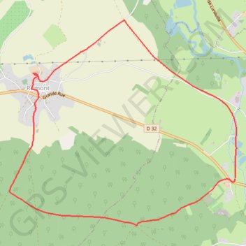 Itinéraire Rambervillers Romont, distance, dénivelé, altitude, carte, profil, trace GPS