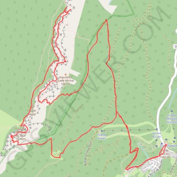 Itinéraire Grand sangle de l'Aulp du Seuil par le pas de Ragris, distance, dénivelé, altitude, carte, profil, trace GPS