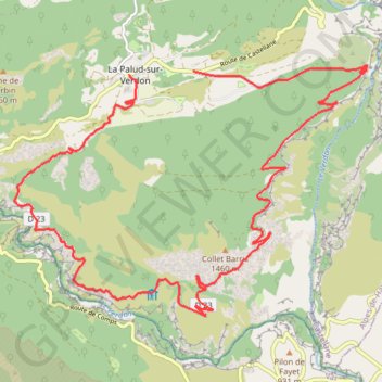 Itinéraire Route des Cretes, distance, dénivelé, altitude, carte, profil, trace GPS