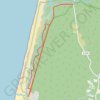 Itinéraire Courant d'Huchet - Léon, distance, dénivelé, altitude, carte, profil, trace GPS