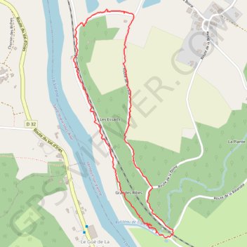 Itinéraire Les Ribes, distance, dénivelé, altitude, carte, profil, trace GPS