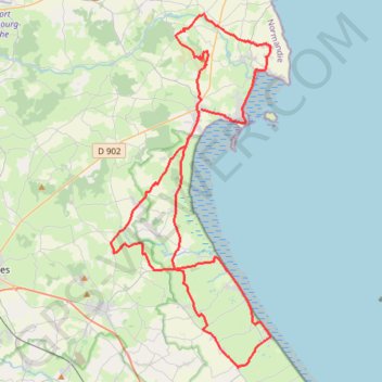 Itinéraire 2 - VDSC Route 68km, distance, dénivelé, altitude, carte, profil, trace GPS