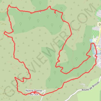 Itinéraire 25 déc. 2020 10:27:39 brissac, distance, dénivelé, altitude, carte, profil, trace GPS