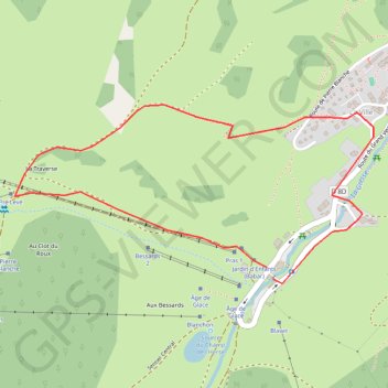 Itinéraire Gresse en vercors, distance, dénivelé, altitude, carte, profil, trace GPS