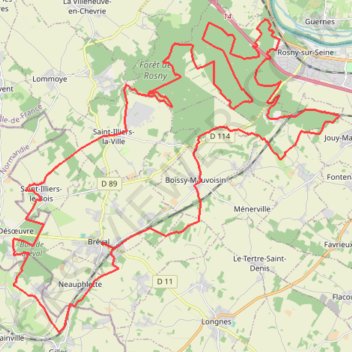 Itinéraire La Brevaloise, distance, dénivelé, altitude, carte, profil, trace GPS