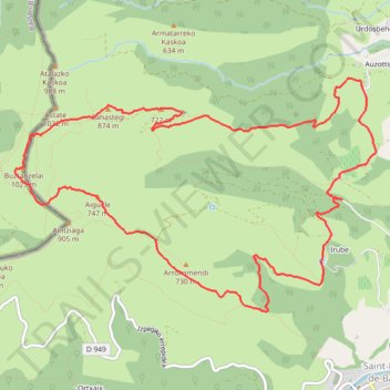 Itinéraire 1 février 2026 à 15:39, distance, dénivelé, altitude, carte, profil, trace GPS