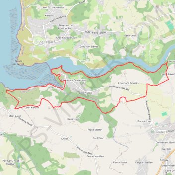 Itinéraire Boucle du Yaudet, distance, dénivelé, altitude, carte, profil, trace GPS
