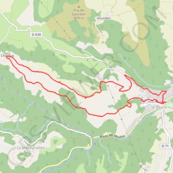 Itinéraire Le tour de la Pinière, distance, dénivelé, altitude, carte, profil, trace GPS