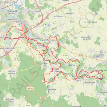 Itinéraire tour d'automne_1, distance, dénivelé, altitude, carte, profil, trace GPS