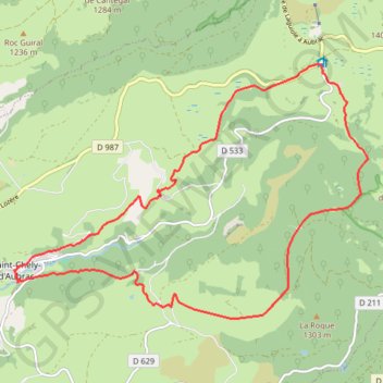 Itinéraire AU COEUR DE L’AUBRAC, distance, dénivelé, altitude, carte, profil, trace GPS