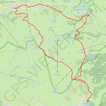 Itinéraire Dolomites (Sudtyrol) vers Rosengartengruppe, distance, dénivelé, altitude, carte, profil, trace GPS