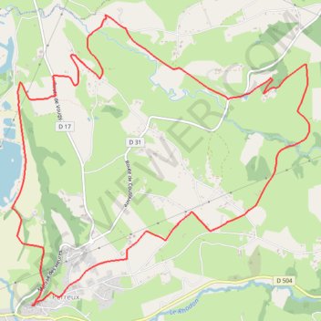 Itinéraire Les Bords de Loire - Perreux, distance, dénivelé, altitude, carte, profil, trace GPS
