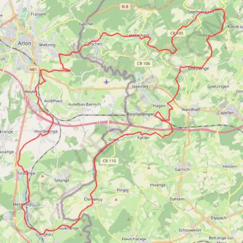 Itinéraire Florancy 57 kms, distance, dénivelé, altitude, carte, profil, trace GPS