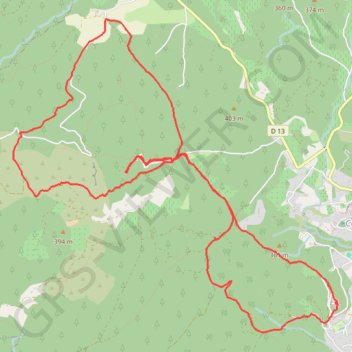 Itinéraire Cotignac - Les Hauts de Cotignac, distance, dénivelé, altitude, carte, profil, trace GPS