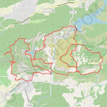 Itinéraire Barrage Zola - Aix-en-Provence, distance, dénivelé, altitude, carte, profil, trace GPS
