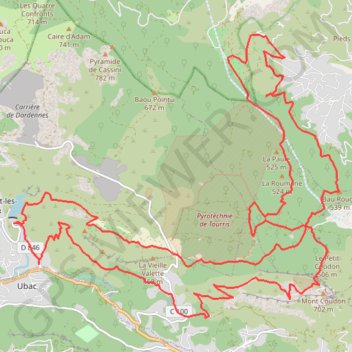 Itinéraire Lunch Mountain Bike Ride, distance, dénivelé, altitude, carte, profil, trace GPS